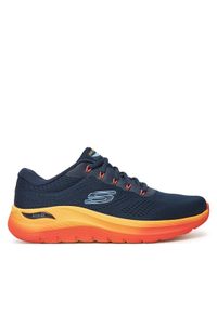 skechers - Skechers Sneakersy Arch Fit 2.0- 232700/NVMT Granatowy. Kolor: niebieski. Materiał: materiał
