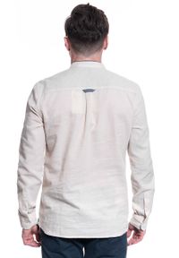 Mustang - MĘSKA KOSZULA MATERIAŁOWA MUSTANG CASPER LINEN SHIRT 1009583 4014. Materiał: materiał #4