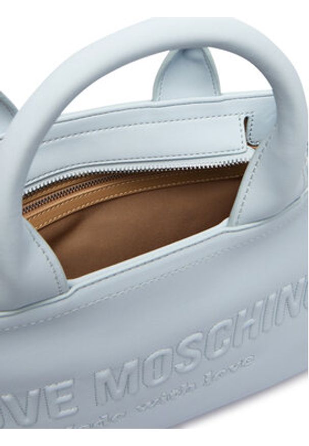 Love Moschino - LOVE MOSCHINO Torebka JC4044PP1OLE0701 Błękitny. Kolor: niebieski. Materiał: skórzane