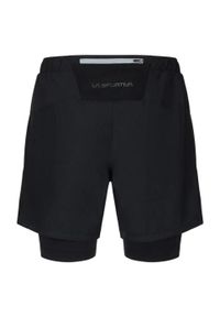 LA SPORTIVA - Spodenki do biegania męskie La Sportiva Trail Bite Short. Kolor: wielokolorowy, czarny, szary