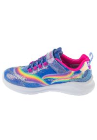 skechers - Buty sportowe Sneakersy dziewczęce, Unicorn Chaser. Kolor: niebieski. Model: Skechers Sport. Sport: turystyka piesza