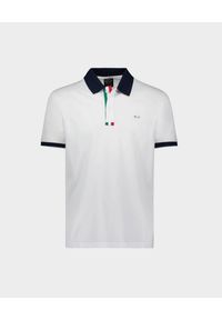 PAUL & SHARK - Biała koszulka polo z bawełny. Typ kołnierza: polo. Kolor: biały. Materiał: bawełna. Styl: klasyczny #5