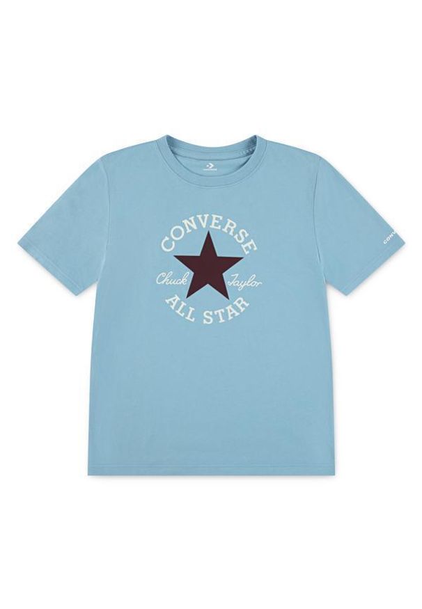 Koszulka dla dzieci Converse Dissected Chuck Patch. Kolor: niebieski