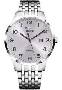 Zegarek męski Pierre Ricaud P60056.5123Q srebrny. Kolor: srebrny #1