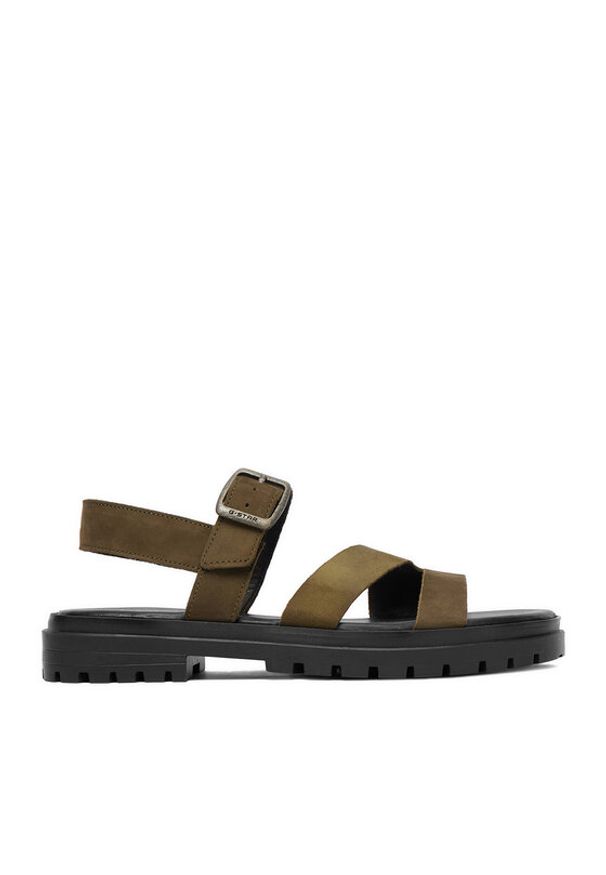 G-Star RAW - G-Star Raw Sandały CEO-WI34-23568-01 Khaki. Kolor: brązowy. Materiał: skóra