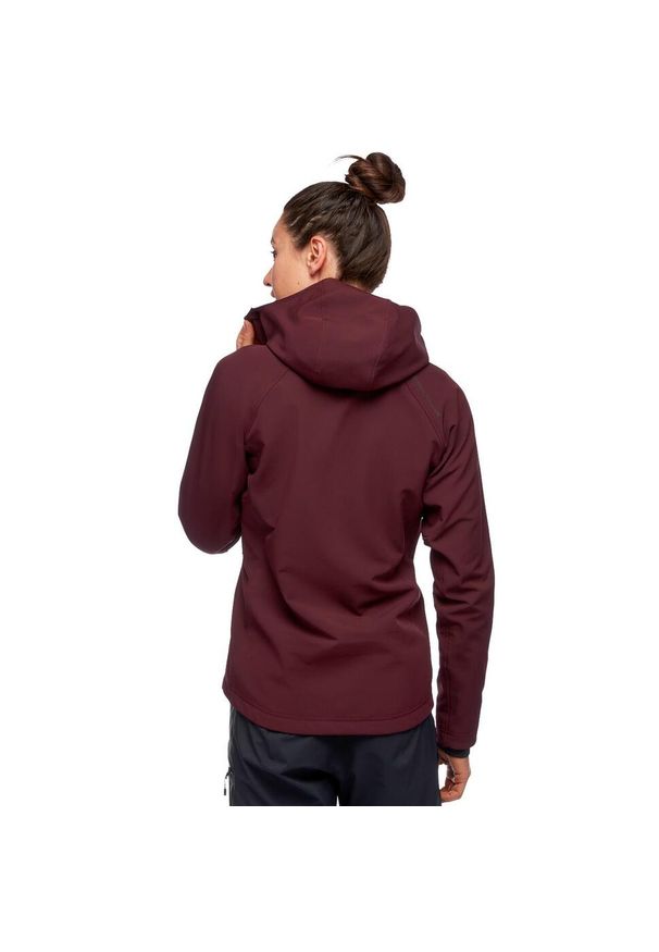Bluza turystyczna rozpinana damska Black Diamond Element Hoody. Kolor: czerwony