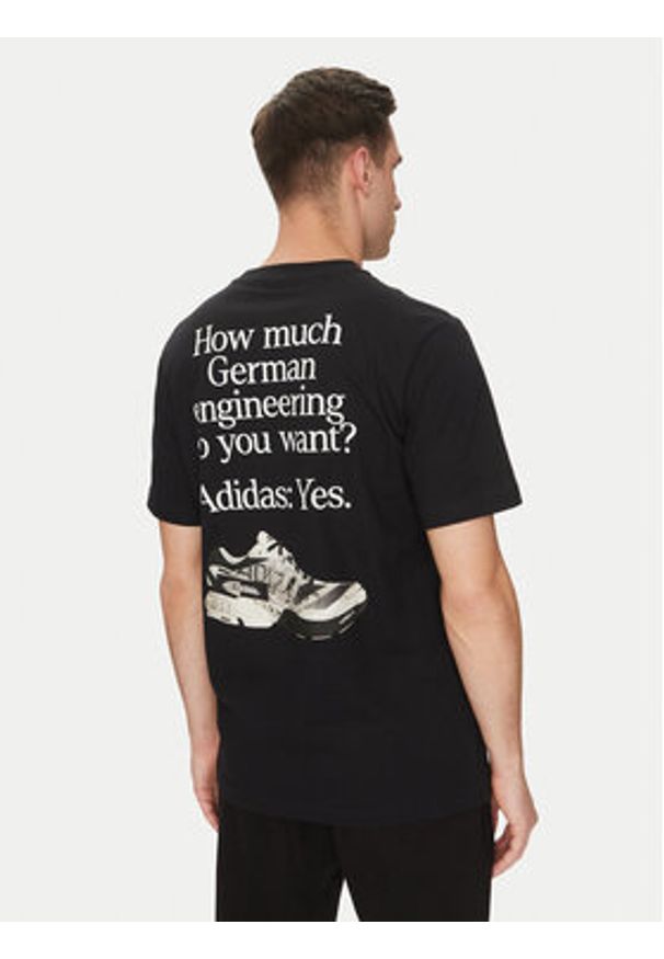 Adidas - adidas T-Shirt German Engineering Graphic JP1528 Czarny Regular Fit. Kolor: czarny. Materiał: bawełna