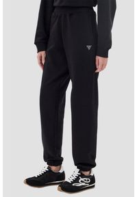 Guess - GUESS Czarne damskie spodnie dresowe Primula, Rozmiar XS. Kolor: czarny. Materiał: dresówka #1