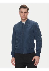 Schott NYC Kurtka bomber Airstar Granatowy Regular Fit. Kolor: niebieski. Materiał: syntetyk #1