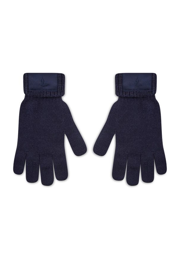 Trussardi Jeans - Rękawiczki Damskie Trussardi. Kolor: niebieski