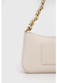 Armani Exchange torebka kolor beżowy. Kolor: beżowy. Rodzaj torebki: na ramię #5
