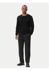 Hugo - HUGO Sweter Setallo 50564244 Czarny Regular Fit. Kolor: czarny. Materiał: wiskoza #4