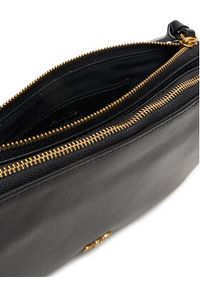 Pinko - PINKO Torebka Double Mini Al 25-26 PLTT 105359 A0QO Czarny. Kolor: czarny. Materiał: skórzane