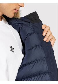 Adidas - adidas Parka Utilitas GT1701 Granatowy Regular Fit. Kolor: niebieski. Materiał: syntetyk