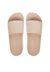Calvin Klein Jeans Klapki Slide Monogram Tpu YW0YW01715 Różowy. Kolor: różowy #5