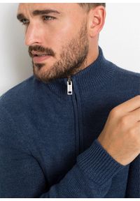 bonprix - Cienki kardigan. Typ kołnierza: kołnierzyk stójkowy. Kolor: niebieski #2