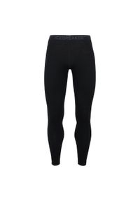 Legginsy termoaktywne męskie Icebreaker Merino 260 Tech. Kolor: czarny. Materiał: wełna. Sport: turystyka piesza
