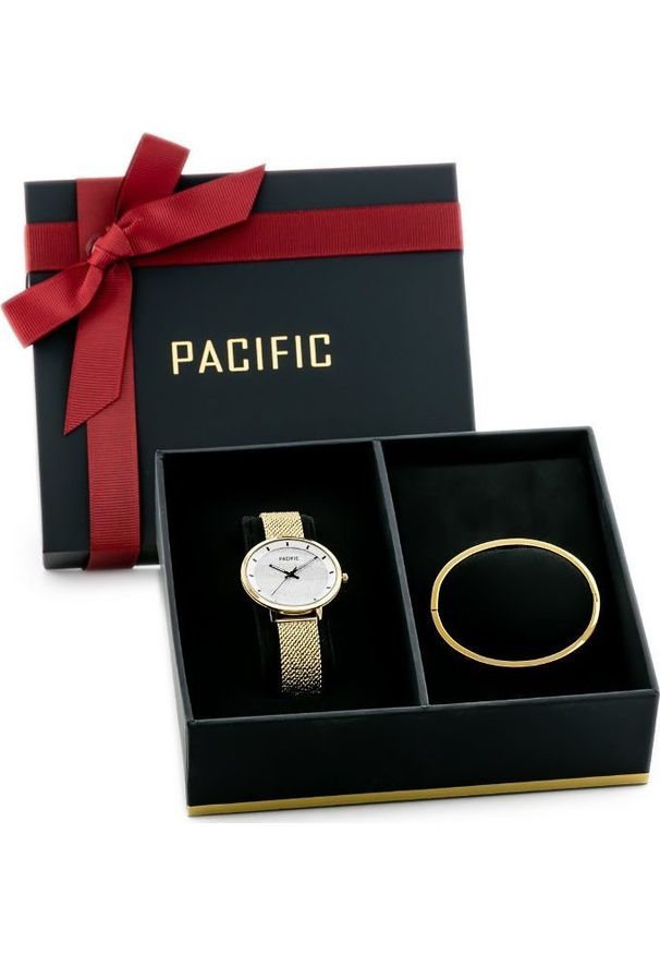 Zegarek Pacific ZEGAREK DAMSKI PACIFIC X6171 - KOMPLET PREZENTOWY (ZY664B)