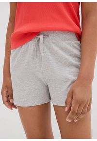 bonprix - Szorty z dżerseju (3 szt.) z czystej bawełny organicznej. Kolor: czarny. Materiał: jersey, bawełna. Wzór: kolorowy #3