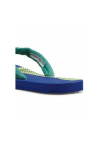 Puma - Dziecięce klapki Epic Flip v2 PUMA Sparkling Green Cobalt Glaze Lime Sheen Blue. Kolor: wielokolorowy, niebieski, zielony. Sezon: lato