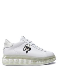 Karl Lagerfeld - KARL LAGERFELD Sneakersy KL62630N Biały. Kolor: biały. Materiał: skóra