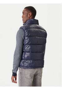 Karl Lagerfeld - KARL LAGERFELD Kamizelka 505023 554590 Granatowy Regular Fit. Typ kołnierza: dekolt w karo. Kolor: niebieski. Materiał: syntetyk #6