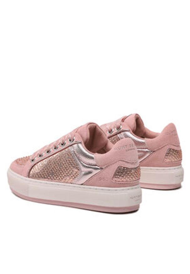 Kurt Geiger Sneakersy Southbank 9564353109 Różowy. Kolor: różowy. Materiał: zamsz, skóra