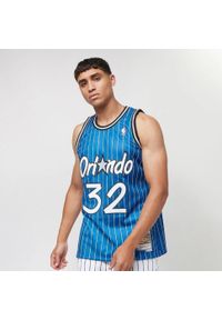 Koszulka do koszykówki męska Mitchell & Ness Orlando Magic NBA Swingman. Kolor: niebieski. Materiał: jersey. Sport: koszykówka