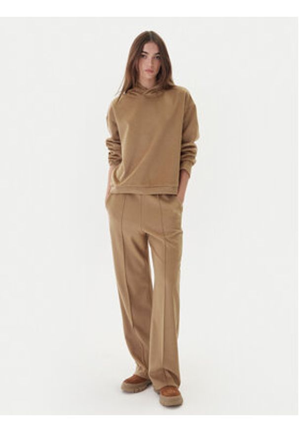 Weekend Max Mara Bluza Oscuri 2525926012 Beżowy Regular Fit. Kolor: beżowy. Materiał: syntetyk