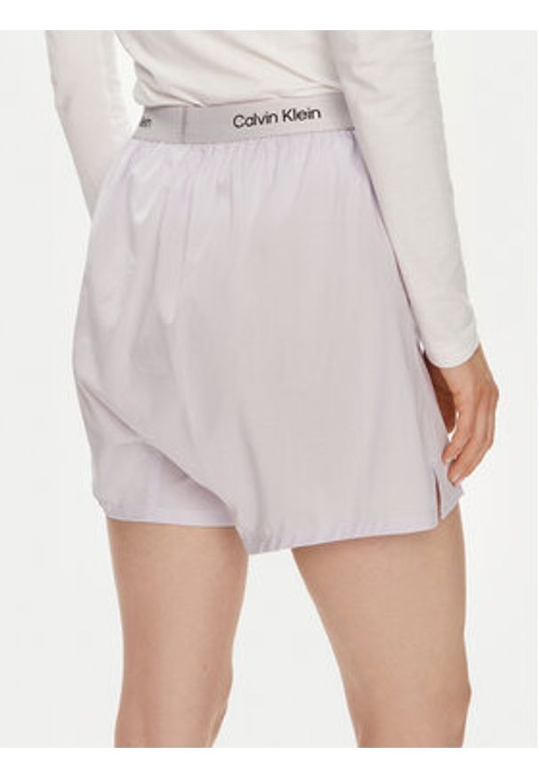 Calvin Klein Underwear Szorty materiałowe 000QS6972E Fioletowy Relaxed Fit. Kolor: fioletowy. Materiał: bawełna