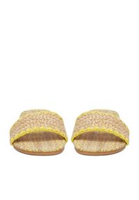 DeeZee Klapki BP6097-5 Beżowy. Kolor: beżowy. Materiał: skóra #6