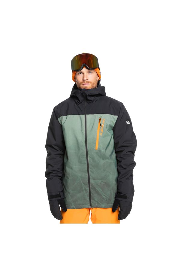 Kurtka snowboardowa męska Quiksilver Morton. Kolor: zielony. Sport: snowboard