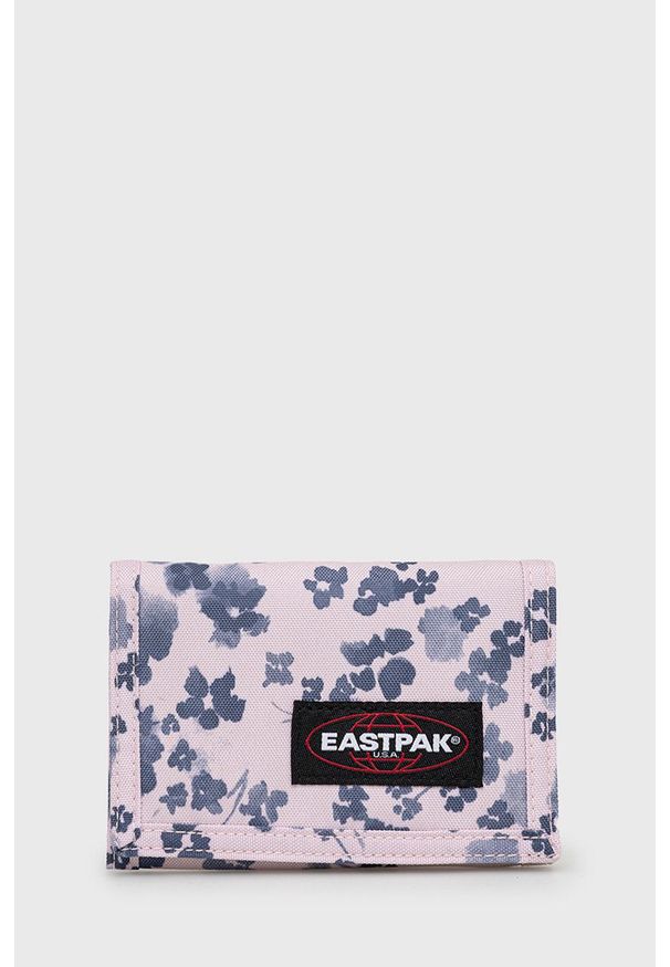 Eastpak portfel damski kolor różowy. Kolor: różowy. Materiał: materiał
