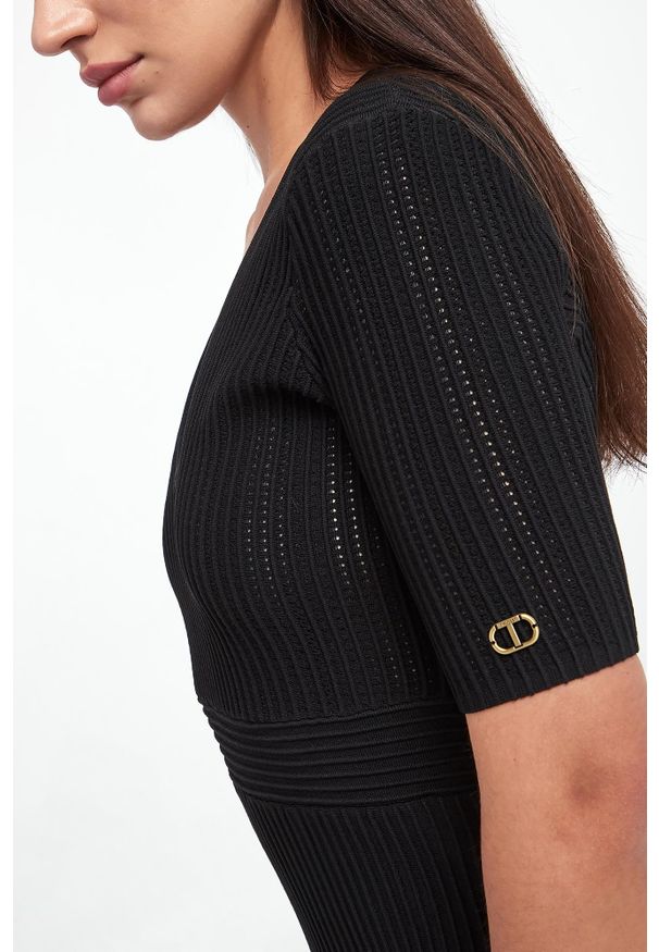 Twinset Milano - Sukienka mini TWINSET. Długość: mini