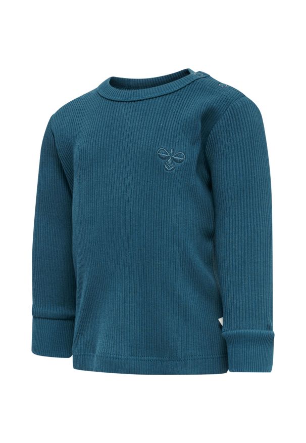 Koszulka z długim rękawem dla dziewczynki Hummel Sami. Kolor: wielokolorowy, niebieski, turkusowy. Materiał: bawełna. Długość rękawa: długi rękaw. Długość: długie