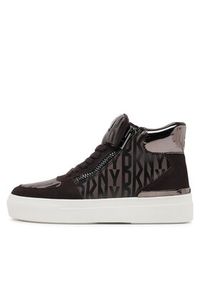 DKNY Sneakersy Cindell K2303992 Brązowy. Kolor: brązowy. Materiał: materiał #5