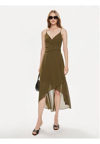 Morgan Sukienka koktajlowa 231-REUILLY Brązowy Regular Fit. Kolor: brązowy. Materiał: syntetyk. Styl: wizytowy #5