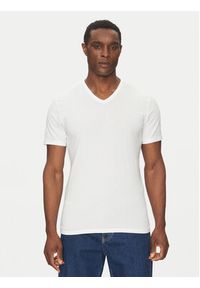 Calvin Klein Underwear Komplet t-shirtów LV00NB4186 Biały Slim Fit. Kolor: biały. Materiał: bawełna #7