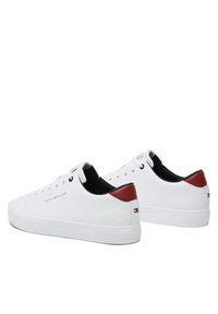 TOMMY HILFIGER - Tommy Hilfiger Sneakersy Hi Vulc Core Low Lth FM0FM04687 Biały. Kolor: biały. Materiał: skóra #3