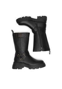 MEXX Botki MI001805043W Czarny. Kolor: czarny. Materiał: skóra