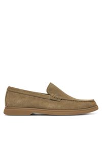 BOSS Mokasyny Sienne 50543083 Zielony. Kolor: zielony. Materiał: zamsz, skóra