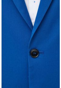 Sisley marynarka męska kolor niebieski. Kolor: niebieski. Materiał: tkanina. Styl: klasyczny #5