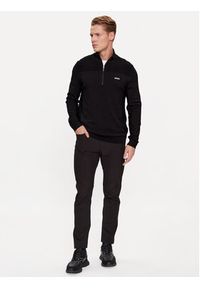 BOSS - Boss Sweter Momentum-X_QZ 50498560 Czarny Regular Fit. Kolor: czarny. Materiał: syntetyk