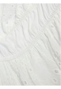 Guess Sukienka letnia Zena W3GK51 WFDR2 Biały Regular Fit. Kolor: biały. Materiał: syntetyk. Sezon: lato