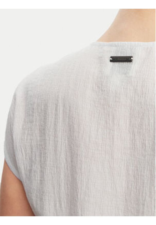 Calvin Klein Bluzka K20K208210 Błękitny Regular Fit. Kolor: niebieski. Materiał: lyocell