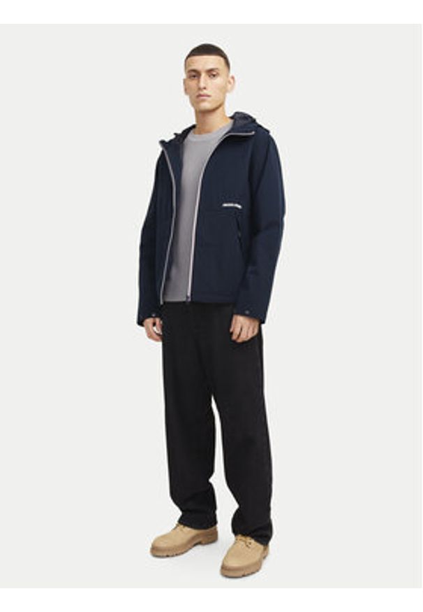 Jack & Jones - Jack&Jones Kurtka przejściowa Adam 12268821 Granatowy Regular Fit. Kolor: niebieski. Materiał: syntetyk
