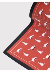Pako Lorente - PAKO LORENTE – Czerwona poszetka w kotki. Kolor: czerwony. Materiał: poliester #2