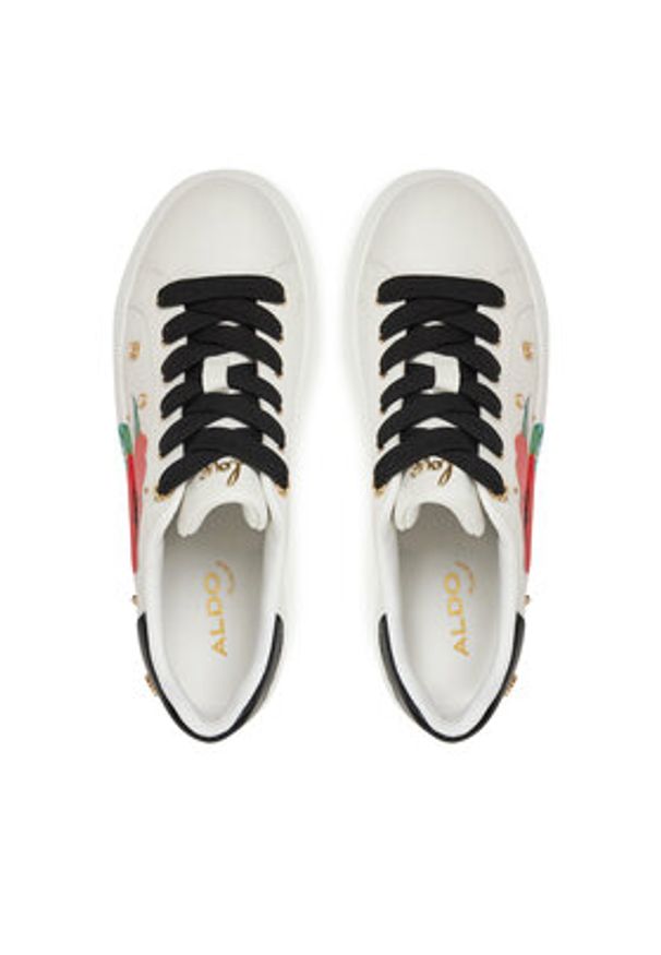 Aldo Sneakersy Love Kiss 13918603 Biały. Kolor: biały. Materiał: skóra