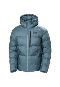 Kurtka z kapturem Helly Hansen Active Winter. Typ kołnierza: kaptur. Kolor: niebieski. Materiał: puch. Sport: turystyka piesza #1