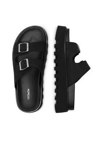 DeeZee Klapki HY86009-19 Czarny. Kolor: czarny. Materiał: syntetyk #6